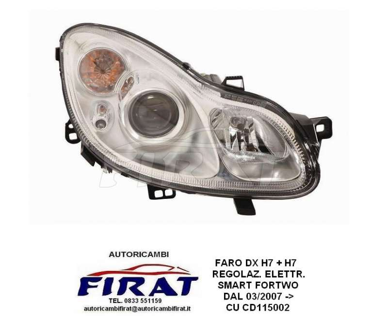 FARO SMART FORTWO 07 -> ANT.DX